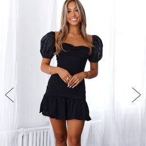 Hello molly puff sleeve dress